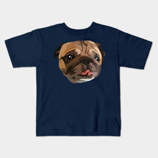 Pug face Kids T-Shirt